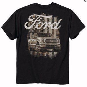 Ford U.S. Flag Camo F-150 Short Sleeve T-Shirt - NEW Fast Ship